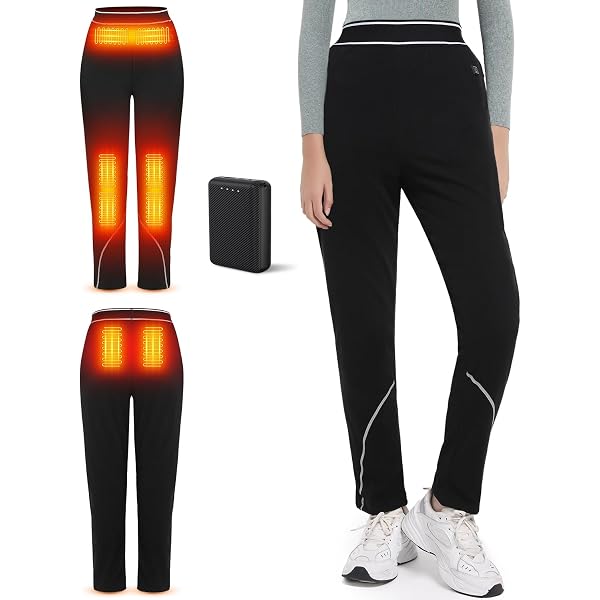 Pantalon Chauffant USB 8 Zones Homme Femme - Vêtement Chauffant Hiver Avec Batterie