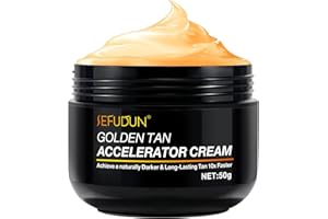FROVETANI 50G Tanning Accelerator Cream, Long-Lasting Rapid Tanning Cream, Effective in Sun-Beds & Outdoor Sun, Achieve a Natural Tan with Natural Ingredients