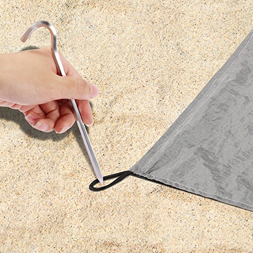 Wasserdichte Strandmatte Faltbar Picknickdecke und Stranddecke Schnell Trocknende Extra Großes 7’ X 9’ Fuß mit Tasche für Outdoor am Strand auf der Wiese Picknick Frühling Sommer an die frische Luft gehen – Leicht zu transportieren - 5