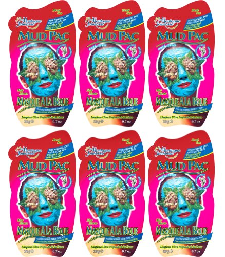 Montagne Jeunesse Dead Sea Mud 20 g Face Masque Sachets - Pack of 6