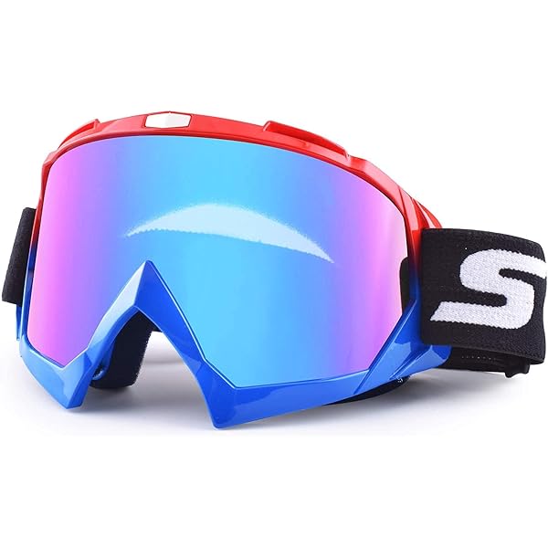 Jzhen Motorradbrille - Verstellbar Für Motocross & Outdoor Sport