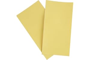 Surriba 2pcs Lederflicken Gelb Kunstleder Selbstklebend Patch 10 * 20cm Kunst Leder