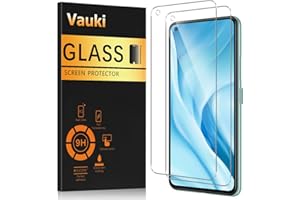 Vauki zestaw 2 szklanek hartowanych do Xiaomi 11 Lite 5G NE/Mi 11 Lite 4G/5G, szkło ochronne na ekran, folia ochronna HD przezroczysta twardość 9H ultra odporna na zarysowania z 99% przezroczystością