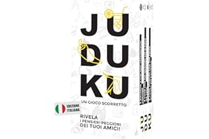 ATM GAMING Gioco di carte JUDUKU - 480 carte Prodotte in Europa- Edizione Limitata - Il regalo perfetto - Divertente Gioco da Tavolo per Adulti - Perfetto per le feste - Versione italiana