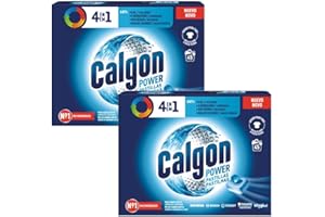 Calgon Powerball Pastillas - Antical para la Lavadora, Elimina Olores y Suciedad, en formato pastillas, 90 unidades (2x45 unidades)