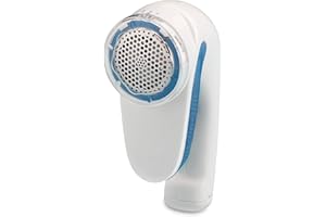 Conair Portable Fabric Shaver, Battery Operated Fuzz and Lint Remover, White