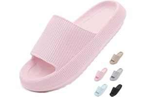 Yohoda Badeschuhe Damen Cozislides Original Slippers Herren Super Weich Wolken Hausschuhe rutschfeste Badelatschen Sommer Cloud Slides Dicke Sohle Badeschlappen Gr.36-47