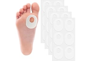 WY LIGHTING LEVEL Poduszki kukurydziane, 24 szt., plastry kukurydzy, miękkie, samoprzylepne podkładki do zrogowacenia, odciski, pęcherze, zrogowacenia, antypoślizgowe, zmniejszają tarcie stóp i pięty