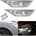 NJSBYL Civic Side Marker Light For Honda Civic Sedan Coupe Hatchback 2016 2017 2018 2019 2020 2021 2022 Side Marker Turn Signal Lights Kits (clear lens side marker light OEM)