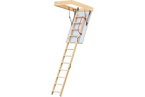Keylite Timber Wooden Loft Ladder KYL06 600x1200x3.2m