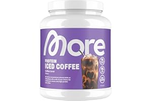 MORE Protein Iced Coffee, 500 g, Coffee Lover, Iced Coffee with Valuable Proteins, Low Sugar and Fat, Made in Germany