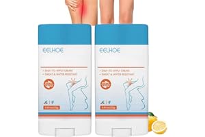 RUOJIAR 2-Piece Anti-Chafe Balm for Thigh Rubbing - Waterproof Glide Cream for Women