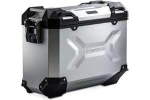 SW-MOTECH TRAX ADV M Aluminium Seitenkoffer 37L, Links, Silbern