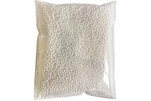 DIVISTAR Lot de 8 000 mini boules colorées en polystyrène de 0,2 à 0,45 cm - Blanches