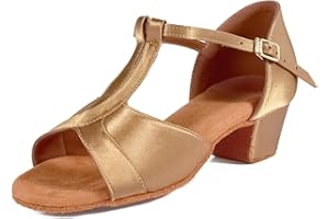TRIWORIAE-Donna Bambina Scarpe da Ballo Latino/Ballo da Sala/Ballo Liscio Danza Moderna Scarpe da Raso