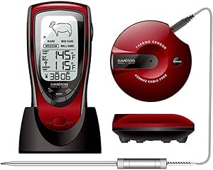 BBQ Grill-Thermometer, Funk-Bratenthermometer, mehrfacher Testsieger Heft Der Griller 1/2015 f&uuml;r BBQ, Ofen und Grills.