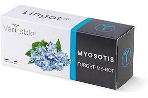 Lingot® Myosotis - Compatible Potager d'Intérieur Véritable® et Exky® - Recharge prête à l'emploi - Substrat avec Graines Intégrées…