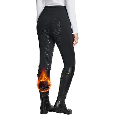 Pantaloni Da Equitazione Donna Con Seduta In Silicone – Neri, Taglia M, Comodi, Antiscivolo, Per Lunghe Ore In Sella