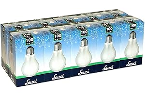 ‎LEUCI Leuci Glühbirne Birnenform A55 100W E27 MATT Glühlampe Glühbirnen Glühlampen warmweiß dimmbar (100 Watt)
