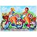 Produktbild XZANTE 5D DIY Runde Diamant Fat Woman Bike Muster 3D Stickerei Kreuzstich Malerei Dekoration Geschenk