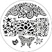 Born Pretty Nail Art Stamp Template Image Plate Flowers & Butterfly Pattern BP08