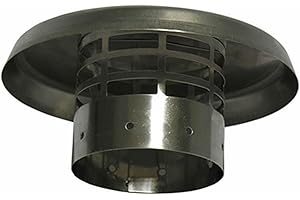 DIELLE COMIGNOLO scarico fumi, TERMINALE VERTICALE, FUMAIOLO ø 80 acciaio inox