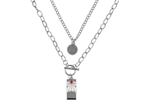 PIIMNT Demon Halskette, Demon Zubehör Kette, Anime Kette Anhänger, Anime Merch Halskette, Cartoon Schmuck, Cartoon Geschenke für Junge Mädchen