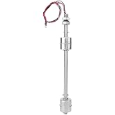 Uadme Water Level Sensor Tank Vertical Float Switch, Buoy Level Switch, for Aquarium and Pool, Tank (200 mm)