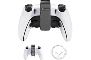 AMAZEAR Pack de batería para Mando PS5 DualSense, Accesorios PlayStation 5, 3000 mAh, Cargador rápido, batería Adicional portátil Recargable para PS5 Edge o Controlador de Juego estándar (Negro)
