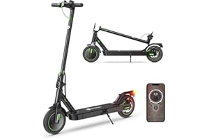 isinwheel S9pro Trottinette Électrique Adulte, Pneu Alvéolaire de 8,5 Pouces, Vitesse Max 25 km/h, 7.5 AH, Autonomie 30 km, Trottinette Électrique Pliable avec Amortisseur, Affichage LED, APP Contrôle