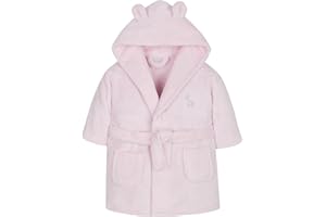 STYLE IT UP Baby Robe Dressing Gown - Super Soft Plush Fleece Bathrobe - For Baby Boy and Girl - Gift for Newborn to 6 Years - Consists Of Snuggle Hood, 2 Large Pockets and Secure Waist Tie