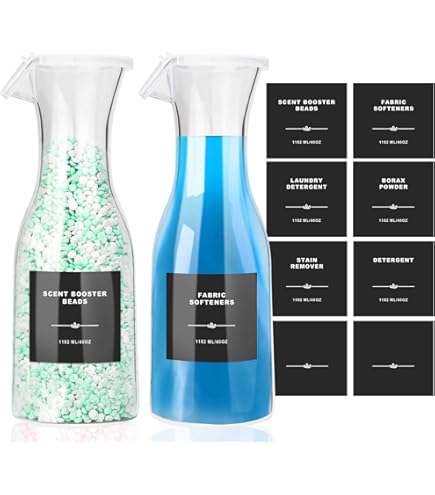 1000ml Lege Wasmiddel Dispenser Hervulbare Zeepfles Met Label - 1 Stuk
