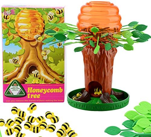 MUITOBOM Honey Bee Tree Game Honeycomb Tree Children's Preschool Action Game Parent Child Interactive Games