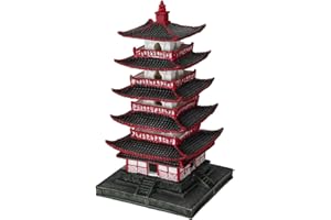EUROPET BERNINA Aqua Della Chinois Pagoda Décoration d'Aquarium 19,5 x 18,5 x 31,5 cm