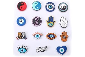 GRADESAFE 15, 30, Mixed, Girl Or Boy Superhero Famous Cute Cool Funny Random Colourful Shoe Charms Decorations For Croc Clog Shoes, Bracelet And Wristband For Women & Men No Duplicates