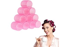 ANSELF Hair Rollers Self Grip Salon Rulos para peluquería Curling Tool DIY – 10 paquetes
