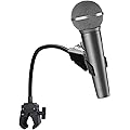 Bras Micro avec Pince à Crabe,30 cm Flexible Col de Cygne Support Micro Réglable Pied Micro Bureau pour Podcast Streaming Broadcast Gaming Radio