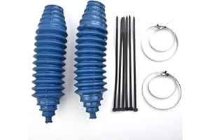 EMIIF 2 Set Universal Silicone Rack And Pinion Steering Boot Pinion Boot Gaiter Kit