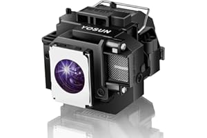 YOSUN Lámpara de proyector para Epson ELPLP54 ELPLP56 ELPLP58 EB-S7 EB-X7 EB-S72 EB-X72 EB-S8 EB-X8 EB-S82 EB-W7 EB-W8 EB-x72 EB-x8 EB-X8e EB-S10 Lámpara de proyector para