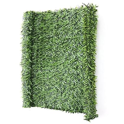 Mendler Haie Artificielle/Brise Vue pour Balcon, Aspect Sapin, 300x150cm