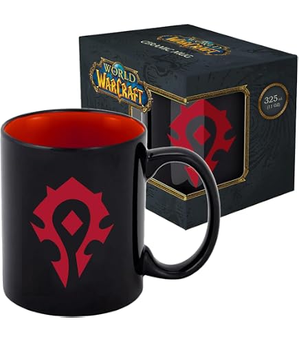 Coffee Mug for Best Gifts World of Warcraft Alliance Mug - Horde Alliance  Coffee Mug (Travel) - World of Warcraft Mug - Horde World of Warcraft Alliance  Coffee Mug Cup - Wo :