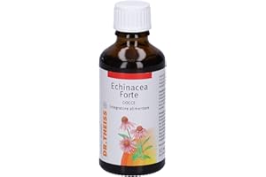 NATURWAREN ITALIA Dr. Theiss Echinacea Forte - Echinacea Normali Difese Immunitarie Adulti 50 ml in Gocce - Integratore Alimentare per la Fisiologica Funzionalità del Sistema Immunitario