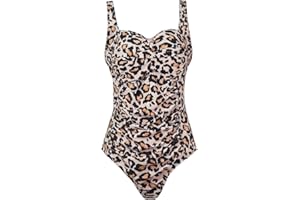 Aidotop Womens One Piece Swimsuit Tummy Control with Ruched Monokinis Tribal Swimsuits
