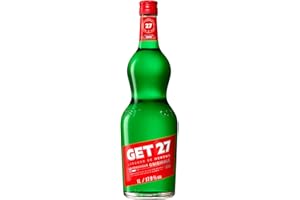 GET 31 GET 27 Liqueur de Menthe Poivrée, 17,9 % Vol, 100cL / 1L, Cocktail Digestif Liqueur de Menthe Fraîche