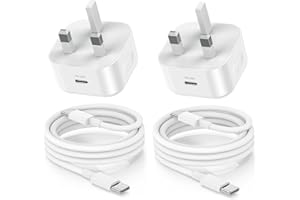 YIEVIS iPhone 17 16 15 Charger Fast Charging with 2M USB C to C Cable Lead, 20W Type C Fast Charger Plug for Apple iPhone 17 Pro Max/17 Air/16 Pro/16e/15 Plus/MacBook Pro 2022/iPad Pro/Mini 12.9/11 inch