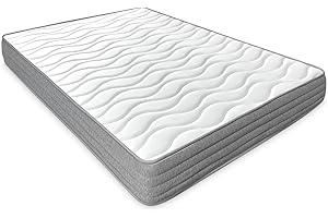 Duérmete Online - Colchón 90 x 190 Viscoelástico Frida con Cara Invierno/Verano, Ergonómico, Confort y Dureza Óptimos, Higiénico y Transpirable, Grosor 21cm
