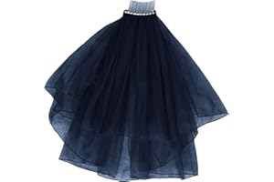 FLEYMU Voile Gothique Dames Halloween Accessoire Costume Cosplay Sorcière Voile Mariée Avec Peigne Décoratif Cheveux Voile Dentelle Élégant Mariage Noir Photographie Femme Court Voile Pour Fête De Carnaval