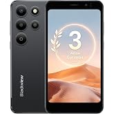 Blackview 5" HD+IPS Wave 2C Cheap Mobile Phones Android 16 Smartphone, 9GB+32GB/1TB, 3000mAh, 4G Mobile Phone Triplo Slot per