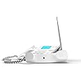 For Dual Sim F1+ GSM Fixed Wireless Corded & Cordless Landline Phone (White)