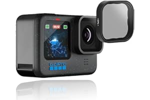 AuyKoo Lens Filter CPL ND8 ND16 ND32, Camera Lens Polarizing and Neutral Density Filter Lens Protector kit for Hero 12/11/10 Accessories (Polarizing Filter)